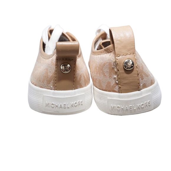 Michael Kors Ashanti Khaki/Tan Monogram Logo Sneakers, Size 4 / 35 - Picture 11 of 14
